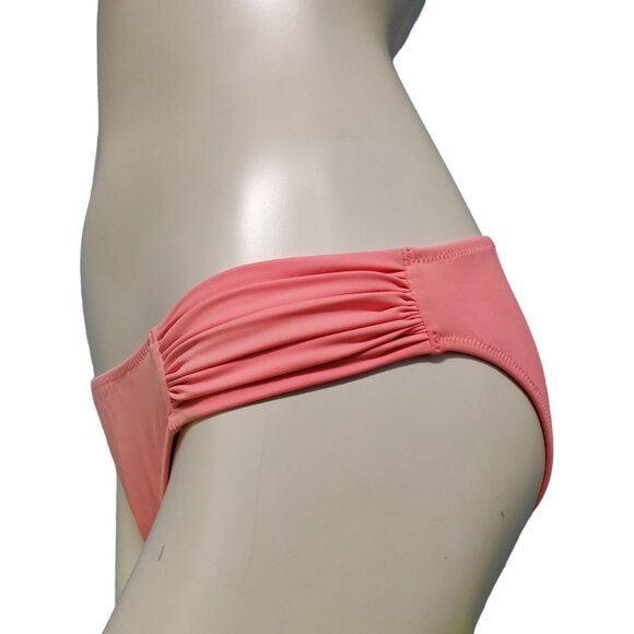 Victoria's Secret Swimwear Bikini Bottom Women's Size Medium Peach The Knockout - Picture 9 of 10